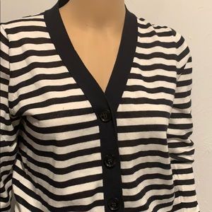 Ann Taylor cotton sweater cardigan size small